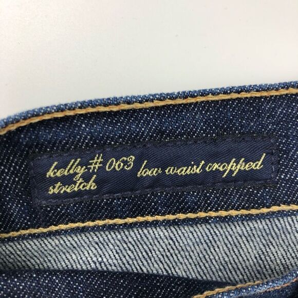 Citizens of humanity Kelly Stretch #063 Cropped Low Waist Jeans Size 27 - Picture 4 of 8